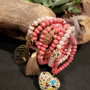 Crystal bracelets gold plated